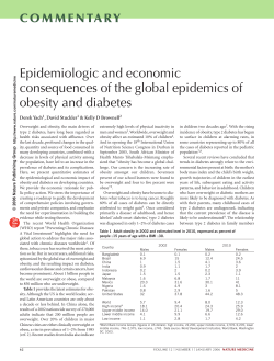 Epidemiologic and economic consequences of the global epidemics