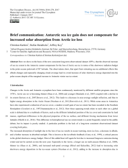 Brief communication: Antarctic sea ice gain does not compensate for
