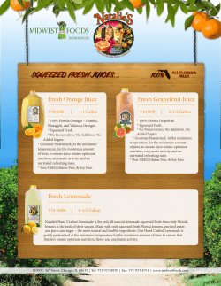 Fresh Orange Juice Fresh Lemonade Fresh