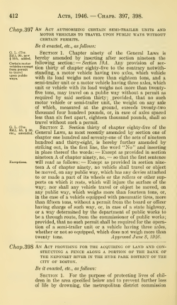 Acts and resolves passed by the General Court