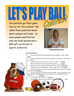 Our patients got their game face on for this contest