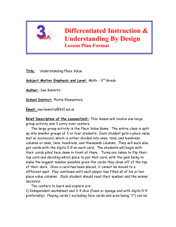 Understanding Place Value