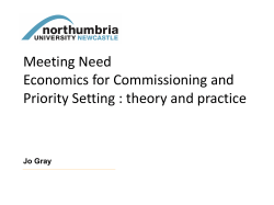 Health Economics Workshop