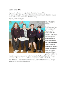 Leaning Tower of Pisa - ballyduffcns.scoilnet.ie