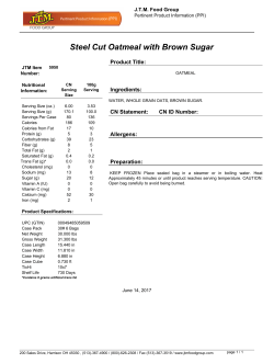Steel Cut Oatmeal with Brown Sugar