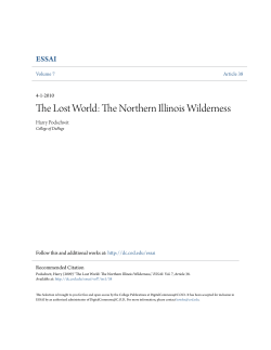 The Lost World: The Northern Illinois Wilderness