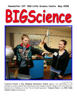 Newsletter 107 - BIG Little Science Centre