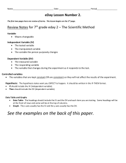 7th grade science - Eaton Community Schools