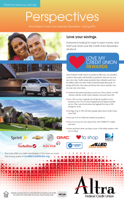 Perspectives - Altra Federal Credit Union