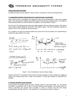 Levelling applications