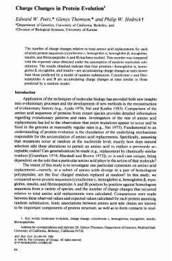 Charge Changes in Protein Evolution