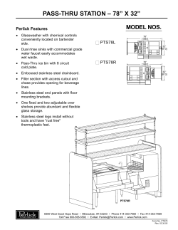 Pass Thru Station 78" x 32"