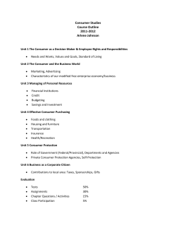 Course Outline - Menihek Home Page