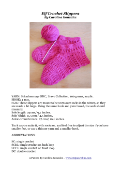 Elf Crochet Slippers