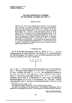 the decomposition numbers of the hecke algebra of type e