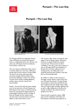 Pompeii &ndash; The Last Day