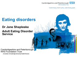 Eating disorders