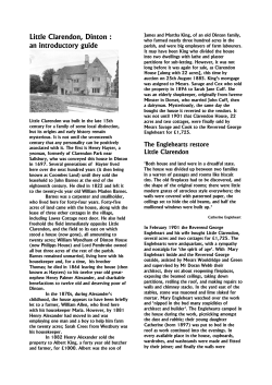 Little Clarendon, Dinton : an introductory guide