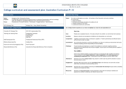 Curriculum Plan Prep-Year 12 (PDF 2.3MB)