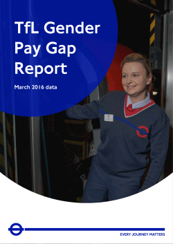 TfL Gender Pay Gap Report 2016