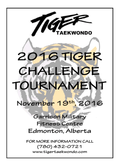 15th Annual Tiger Challenge