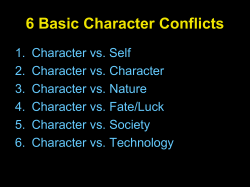 Character Conflict - Galena Park ISD Moodle