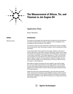 The Measurement of Silicon, Tin, and Titanium in Jet