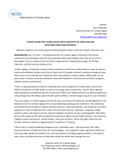 Studies Show that Older Adults with Creativity in their