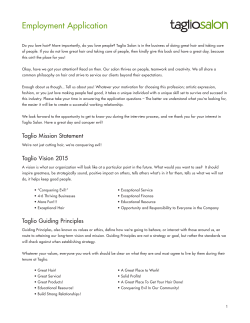 Employment Application