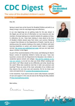CDC winter Digest February 2017