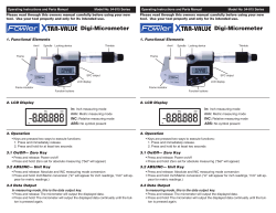Digi-Micrometer Digi-Micrometer - Cole