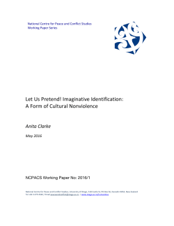 Let Us Pretend! Imaginative Identification