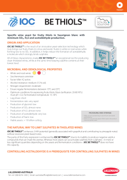 be thiols - Lallemand Wine