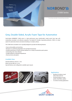 Norbond Z1000 Series Acrylic Foam Tape | Saint
