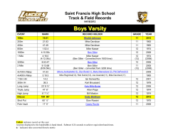 Printer Friendly - Saint Francis High School