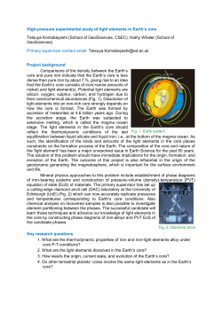 High-pressure experimental study of light elements in Earth`s core