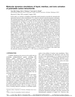 Molecular dynamics simulations of liquid