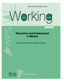 Education and Employment in Malawi