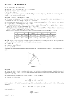 57. Let f .x/ D x sin x and g.x/ D x cos x. (a) Show that f 0.x/ D g.x/ C