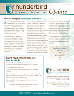 Update - Thunderbird Internal Medicine