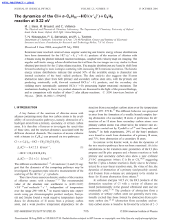 The dynamics of the Cl&iquest;n-C4H10\HCl&bdquo;v ,j &hellip;&iquest;C4H9 reaction at 0.32 eV