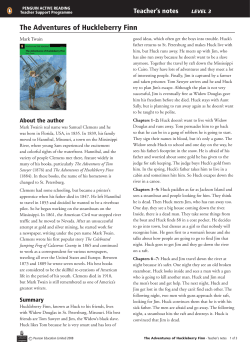 The Adventures of Huckleberry Finn