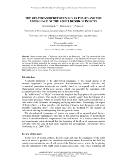 The relationship between lunar phases and the emergence of the
