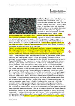 Full Fathom Five is painted with oil on canvas as well as with nails