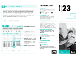 Route 23 Schedule and Map