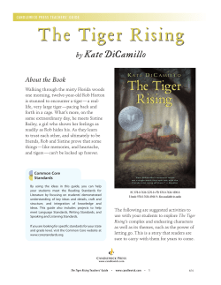 The Tiger Rising - Candlewick Press