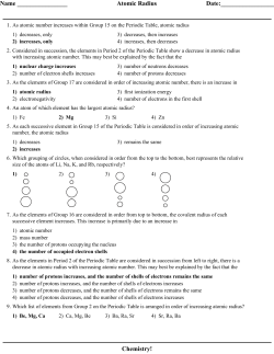 1. As atomic number increases within Group 15