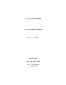 Bid Documents - Clovis Unified School District