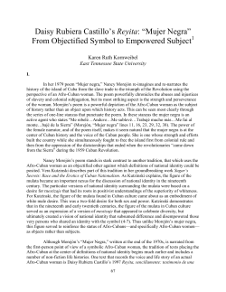 Daisy Rubiera Castillo`s Reyita: