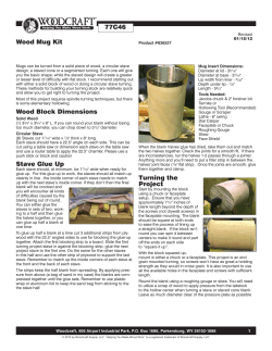 77C46 Wood Mug Kit Stave Glue Up Wood Block